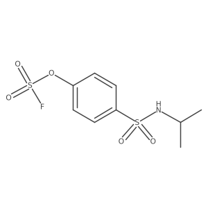 1-Fluorosulfonyloxy-4-(propan-2-ylsulfamoyl)benzene Structure