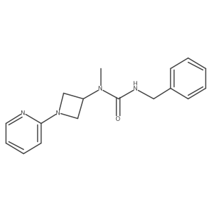 1-Benzyl-3-methyl-3-[1-(pyridin-2-yl)azetidin-3-yl]urea结构式