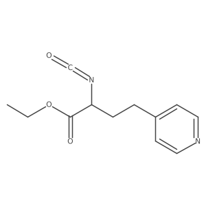 Ethyl 2-isocyanato-4-(pyridin-4-yl)butanoate Structure