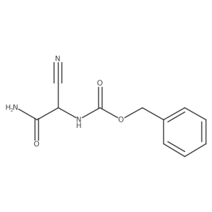 benzyl N-[carbamoyl(cyano)methyl]carbamate结构式