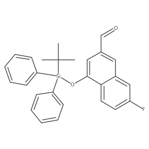 4-((tert-Butyldiphenylsilyl)oxy)-7-fluoro-2-naphthaldehyde Structure