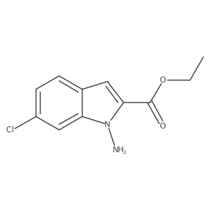 Ethyl 1-amino-6-chloro-1H-indole-2-carboxylate Structure
