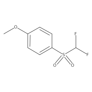 1-Difluoromethanesulfonyl-4-methoxybenzene结构式