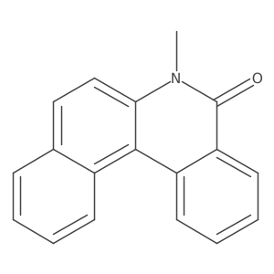 6-Methylbenzo[a]phenanthridin-5(6H)-one Structure