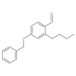 4-Benzyloxy-2-methoxymethoxy-benzaldehyde结构式