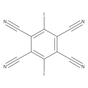 3,6-Diiodobenzene-1,2,4,5-tetracarbonitrile Structure