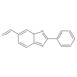 2-Phenyl[1,2,4]triazolo[1,5-a]pyridine-6-carboxaldehyde结构式