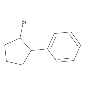 (2-Bromocyclopentyl)benzene结构式