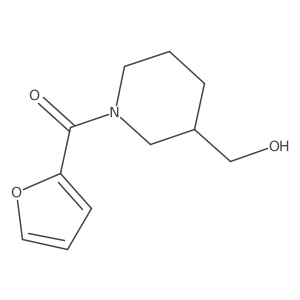 Furan-2-yl-[3-(hydroxymethyl)piperidin-1-yl]methanone结构式