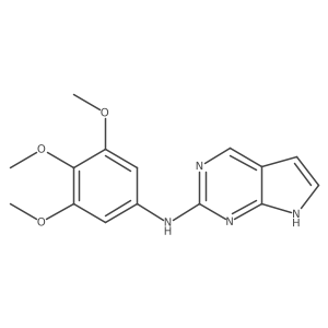 N-(3,4,5-trimethoxyphenyl)-7H-pyrrolo[2,3-d]pyrimidin-2-amine结构式