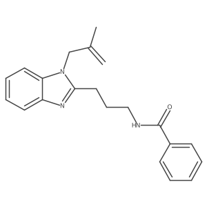 N-{3-[1-(2-methylprop-2-enyl)benzimidazol-2-yl]propyl}benzamide Structure