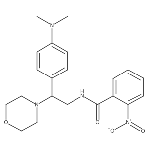 N-(2-(4-(dimethylamino)phenyl)-2-morpholinoethyl)-2-nitrobenzamide Structure