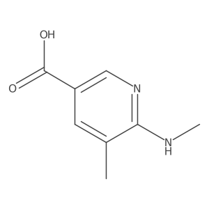 5-Methyl-6-methylamino-nicotinic acid结构式
