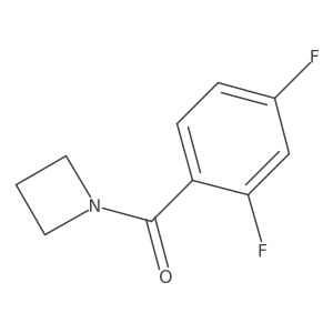 Azetidin-1-yl-(2,4-difluorophenyl)methanone结构式