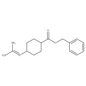 cis-Benzyl 4-guanidinocyclohexanecarboxylate结构式