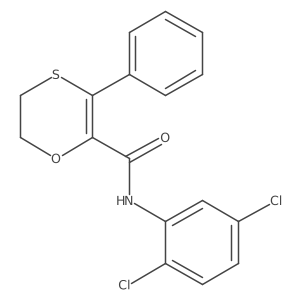 N-(2,5-dichlorophenyl)-3-phenyl-5,6-dihydro-1,4-oxathiine-2-carboxamide Structure
