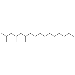 2,4,6-Trimethylhexadecane Structure
