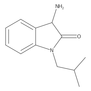 3-amino-1-(2-methylpropyl)-1,3-dihydro-2H-indol-2-one Structure