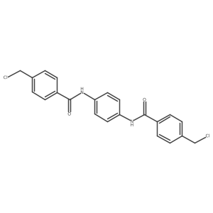 Benzamide, N,N'-1,4-phenylenebis[4-(chloromethyl)- Structure