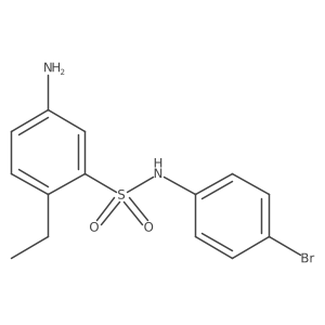 5-amino-N-(4-bromophenyl)-2-ethylbenzenesulfonamide Structure