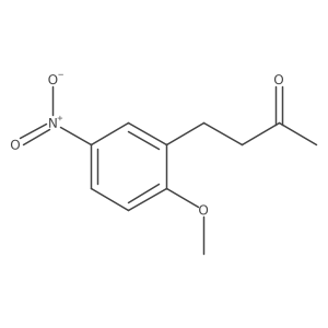 4-(2-Methoxy-5-nitrophenyl)butan-2-one Structure