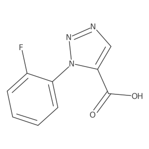 1-(2-Fluorophenyl)-1H-1,2,3-triazole-5-carboxylic acid结构式