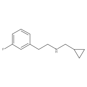 n-(Cyclopropylmethyl)-2-(3-fluorophenyl)ethan-1-amine Structure