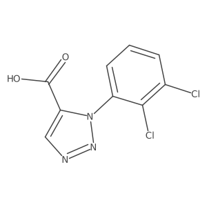 1-(2,3-Dichlorophenyl)-1H-1,2,3-triazole-5-carboxylic acid结构式