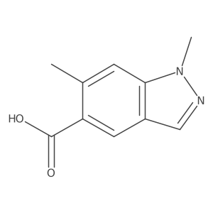 Cc1cc2c(cnn2C)cc1C(=O)O结构式