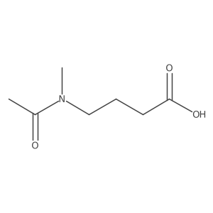 4-(N-methylacetamido)butanoic acid结构式