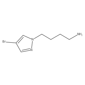 4-(4-bromo-1H-pyrazol-1-yl)butan-1-amine Structure