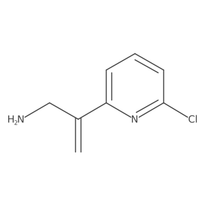 2-(6-Chloropyridin-2-yl)prop-2-en-1-amine Structure