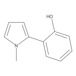 2-(1-Methyl-1H-pyrrol-2-yl)phenol Structure