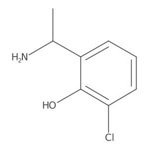 (R)-2-(1-Aminoethyl)-6-chlorophenol Structure