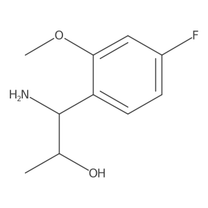 (1R,2R)-1-Amino-1-(4-fluoro-2-methoxyphenyl)propan-2-OL Structure