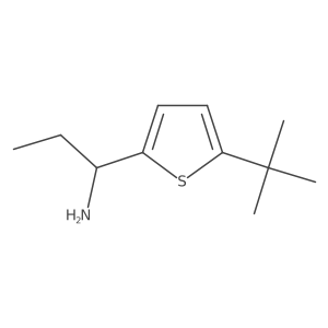(I+/-R)-5-(1,1-Dimethylethyl)-I+/--ethyl-2-thiophenemethanamine Structure