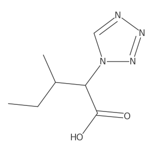 CCC(C)C(C(=O)O)n1cnnn1结构式
