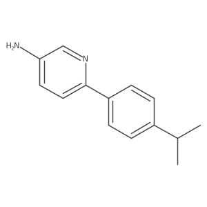 6-(4-Isopropylphenyl)pyridin-3-amine结构式