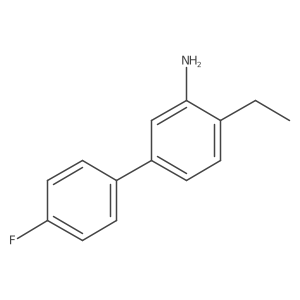 2-Ethyl-5-(4-fluorophenyl)aniline结构式