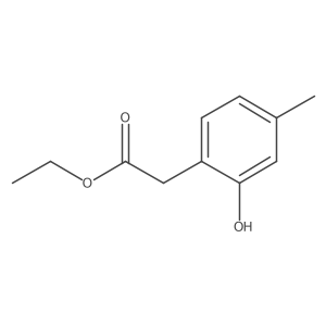 Ethyl 2-(2-hydroxy-4-methylphenyl)acetate Structure