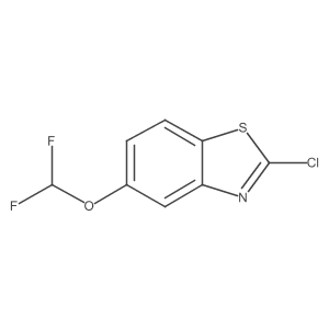 2-Chloro-5-(difluoromethoxy)benzo[d]thiazole Structure
