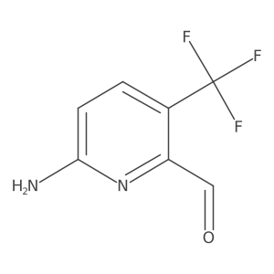 6-amino-3-(trifluoromethyl)pyridine-2-carbaldehyde Structure
