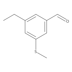 3-Ethyl-5-(methylthio)benzaldehyde结构式