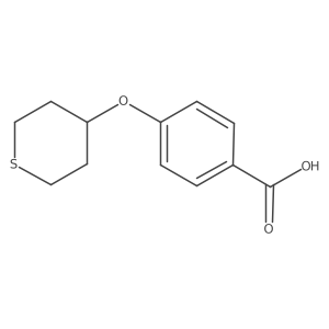 4-[(Tetrahydro-2h-thiopyran-4-yl)oxy]benzoic acid Structure