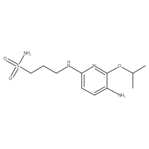 1-Propanesulfonamide, 3-[[5-amino-6-(1-methylethoxy)-2-pyridinyl]amino]-结构式