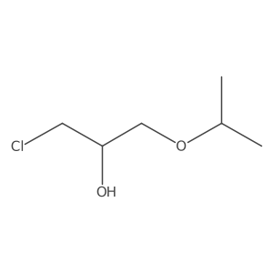 (2R)-1-Chloro-3-(propan-2-yloxy)propan-2-ol结构式