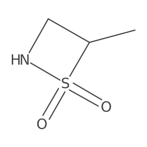 4-Methyl-1,2-thiazetidine 1,1-dioxide Structure
