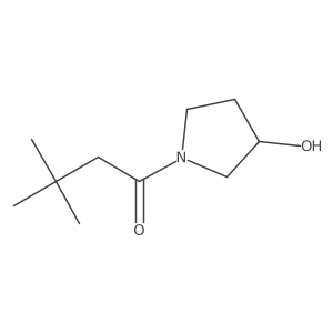 1-(3-Hydroxypyrrolidin-1-yl)-3,3-dimethylbutan-1-one Structure