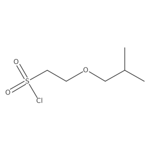 2-(2-Methylpropoxy)ethanesulfonyl chloride结构式