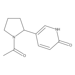 5-(1-Acetylpyrrolidin-2-yl)pyridin-2(1H)-one Structure